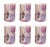 Glass Stories of Italy Nougat Tumblers - Ruby, Set of 6 For Sale - Image 7 of 7