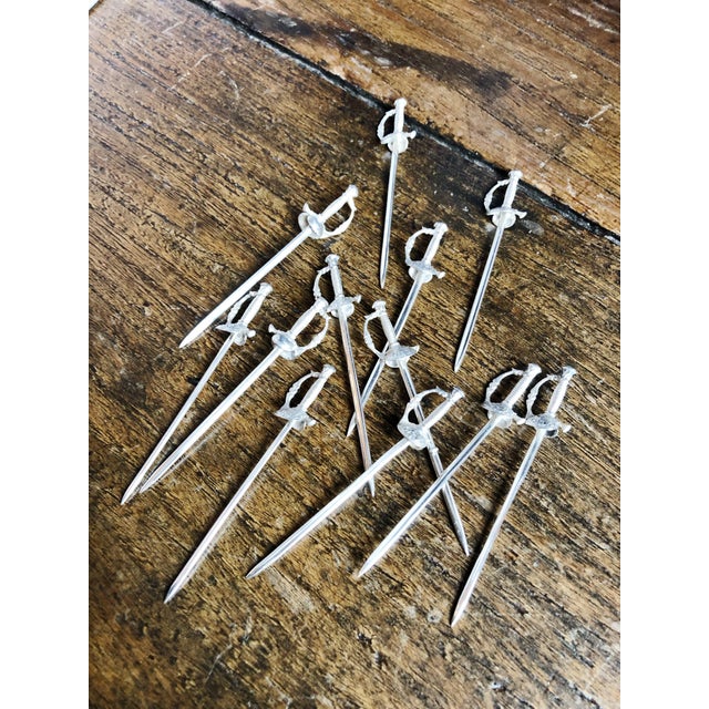 Tiffany & Co. Sterling Silver Cocktail Sword Picks Set of 12 Chairish