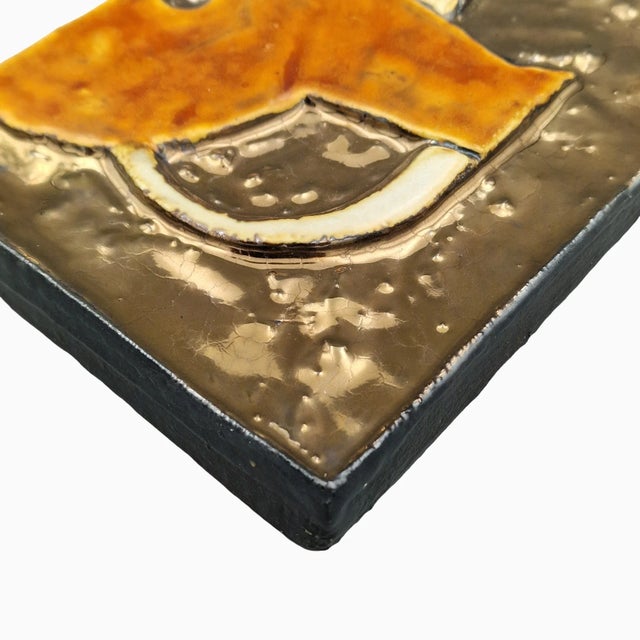 Ceramic Model 311 Wall Relief by Helmut Schäffenacker, Germany, 1960s For Sale - Image 6 of 18