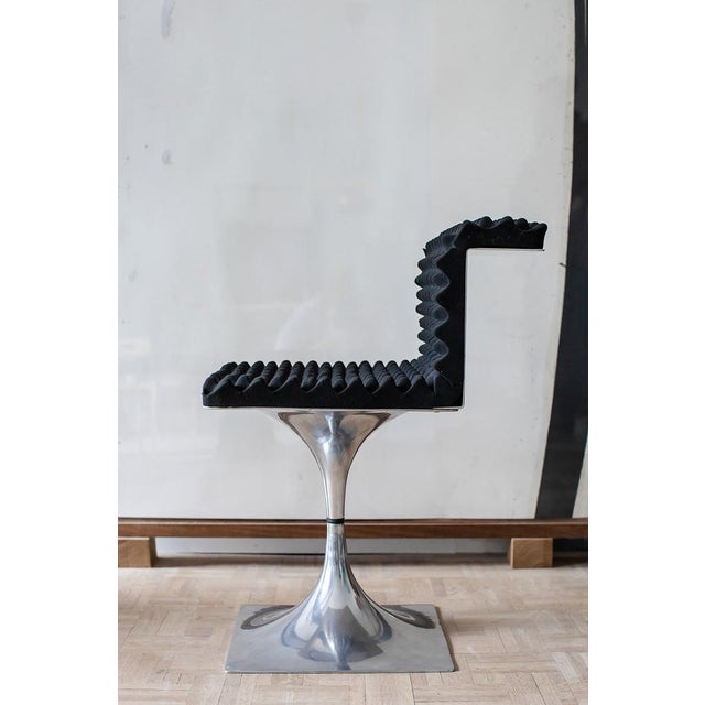 Black Chess Chair by Roger Tallon, 1960s For Sale - Image 8 of 9