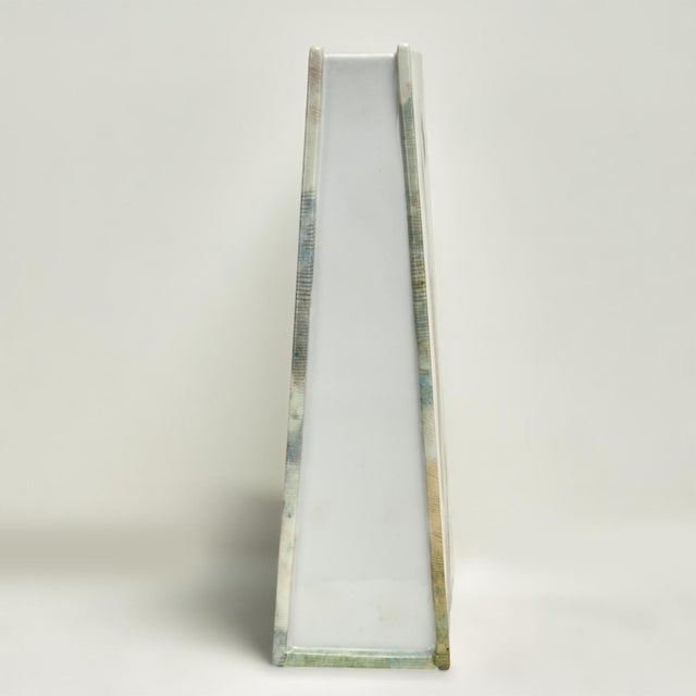 Late 20th Century Vintage Porcelain Vase With Birds or Parrots by John Derian For Sale - Image 5 of 12