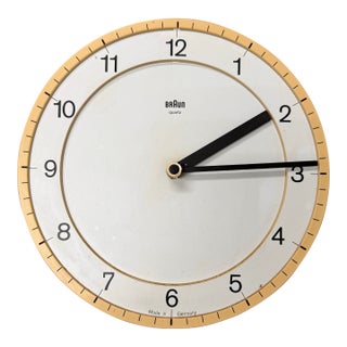 Dieter Rams + Dietrich Lubs for Braun Wall Clock, Model 4861 For Sale