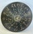 Artisan Chinese black-glazed (Heiyou) ceramic bowl featuring incised cursive calligraphy along the interior and rim. Black...