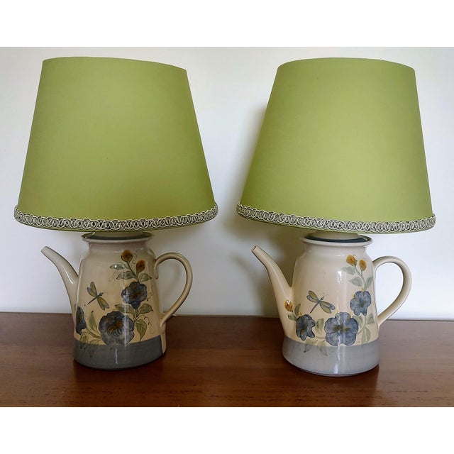 Pair of Vintage Patton Pottery Lamps For Sale - Image 4 of 11