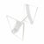 Vintage Mid-Century Modern Frosted Design Lucite Dining Table Base For Sale - Image 4 of 9