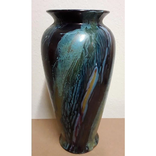 1960s Mid-Century German Ceramic Vase from Scheurich, 1960s For Sale - Image 5 of 5