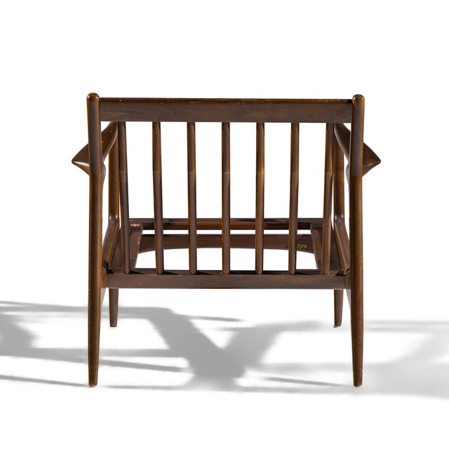 Kofod Larsen for Selig Mid Century Danish Walnut Lounge Chairs - Pair For Sale - Image 9 of 12