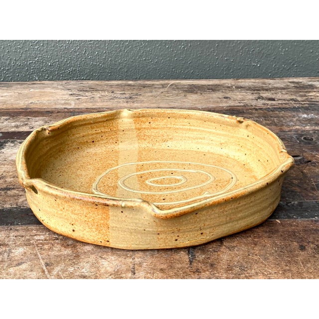 Vintage Original Crimped Edge Serving Platter For Sale - Image 11 of 12