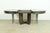 Christian Liaigre Style Modern Oak Pedestal Extension Dining Table For Sale In South Bend - Image 6 of 13