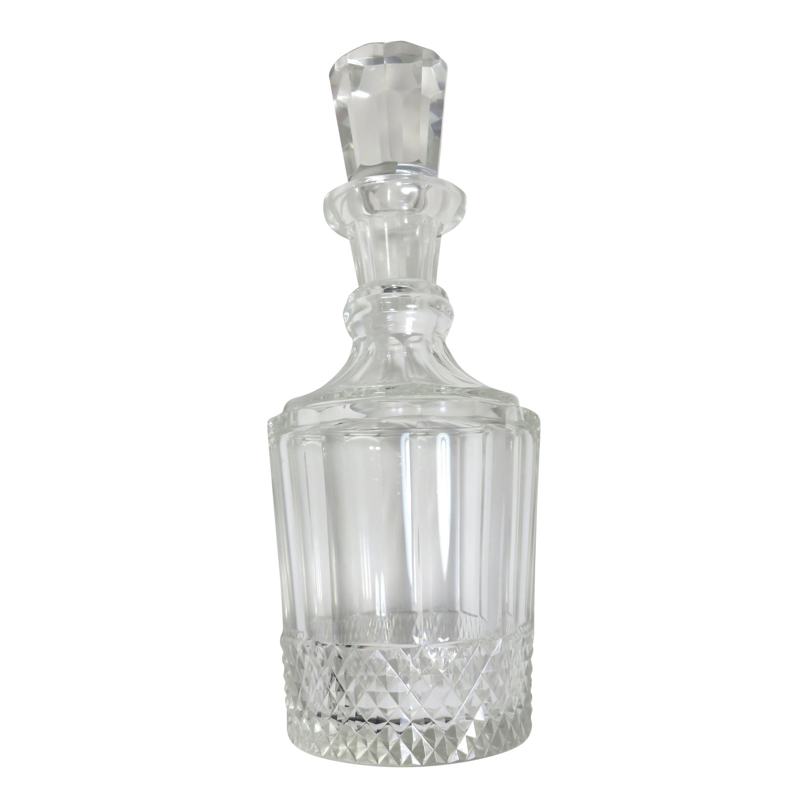 Antique Hand Cut Crystal Liquor Decanter Chairish
