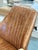 Early 21st Century Acme Hamilton Cocoa Brown Leather Channel-Stitched Swivel Task Chair With Wood Armrests For Sale - Image 5 of 11