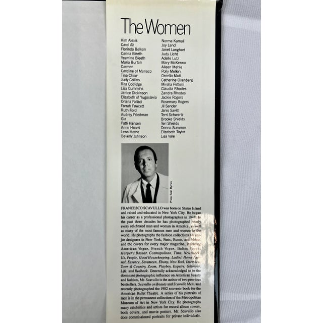 Scavullo Women by Francesco Scavullo, Pub, 1982-Hard Cover, 46 Portraits of Women For Sale - Image 12 of 12