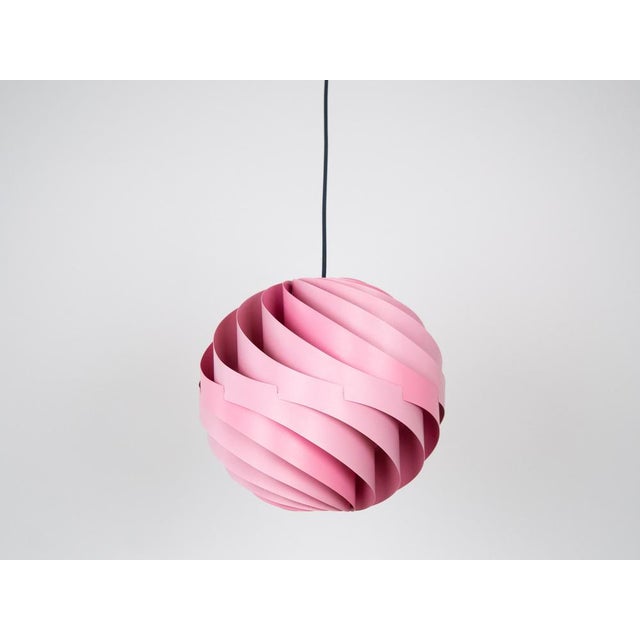 Lyfa Vintage Danish Turbo Pendant Lamp by Louis Weisdorf for Lyfa, 1965 For Sale - Image 4 of 15