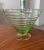Glass 1940s Watermelon Glass Ribbed Fruit Bowl For Sale - Image 7 of 11