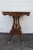 Late 1800s Victorian Eastlake Marble Top Carved Side Table 6295 For Sale - Image 13 of 17