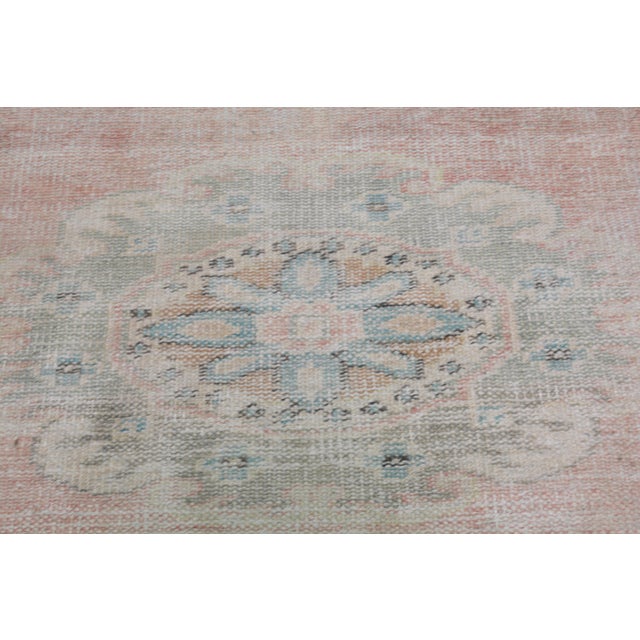 1970s Vintage Turkish Anatolian Hand Knotted Wool Rug, 2'6x10'2 For Sale - Image 5 of 5