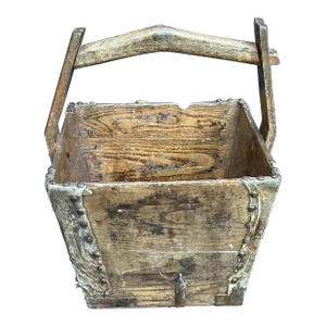 Chinese Antique Wooden Handled Bucket