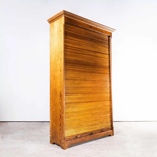 Vintage Tambour Front Drawer Cabinet from Stolzenberg, 1940s For Sale - Image 10 of 16