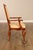 Century French Provincial Style Pair Of Upholstered Ladderback Armchairs For Sale In Philadelphia - Image 6 of 18