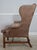 Chippendale Ralph Lauren Leather Chippendale Wing Chair For Sale - Image 3 of 18