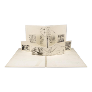 Salvador Dalí­Rare Salvador Dali Surrealist 3D Pop Up Etching Engraving Paper Sculpture 1973, 1973