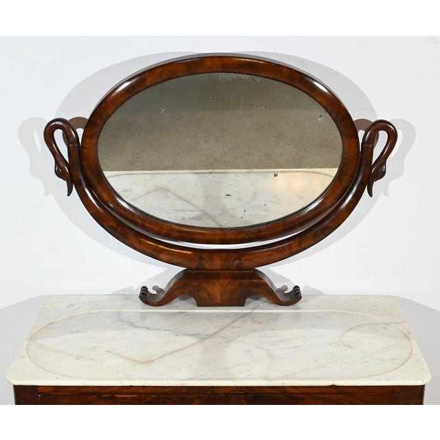 Brown Early 19th Century Dressing Table in Mahogany For Sale - Image 8 of 18