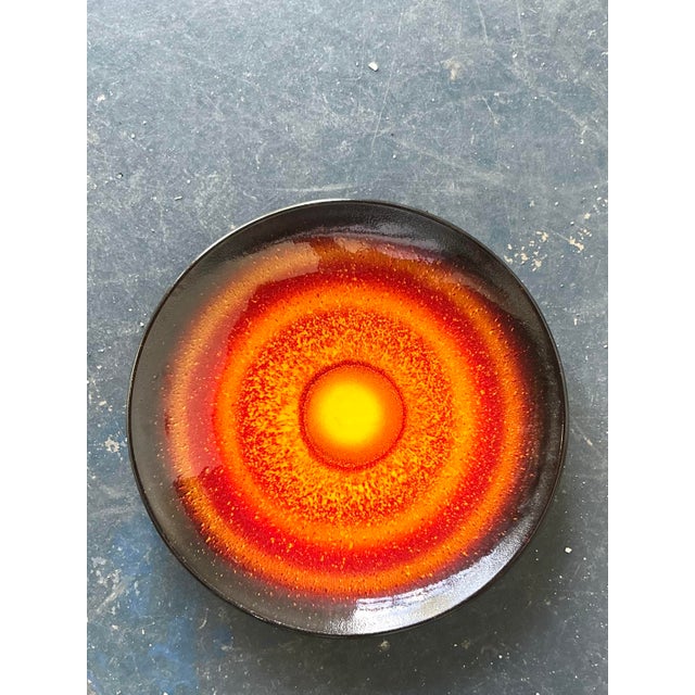 Vintage English Poole Glazed Ceramic Platter For Sale In West Palm - Image 6 of 12