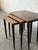 Rosewood Nesting Tables Set of 3 With Slim Tapered Legs Vintage Mid-Century Modern 1960s For Sale In Los Angeles - Image 6 of 11