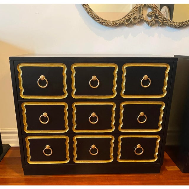 Dorothy Draper Vintage Dorothy Draper Style Espana Dresser Chests - A Pair For Sale - Image 4 of 10