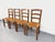 Vintage Brutalist Wooden and Straw Chairs, 1960s, Set of 4 For Sale - Image 16 of 18