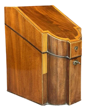 18th Century George Iii Period Mahogany Knife Box, 1790