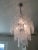 Murano Glass Hammer Transparent Sputnik Chandelier For Sale - Image 6 of 13