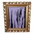 Original Contemporary Spilled Lavender Painting Signed P. Greenwood, Framed For Sale
