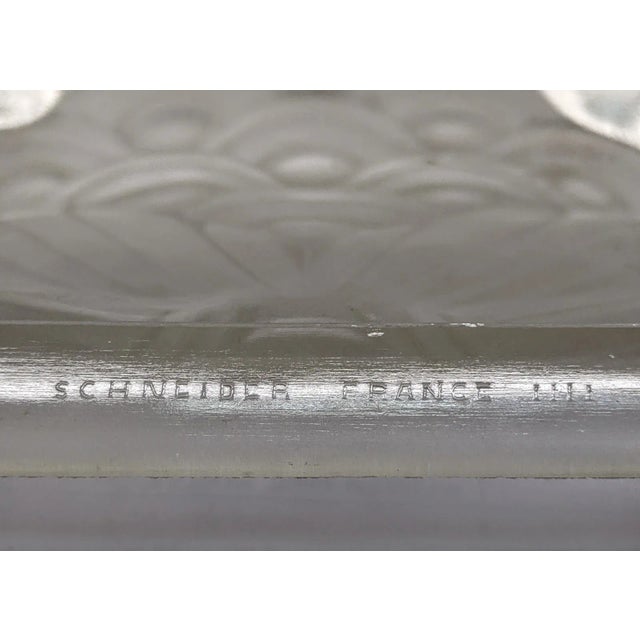 French Art Deco Wall Sconces Signed by Schneider - a Pair For Sale In New York - Image 6 of 7