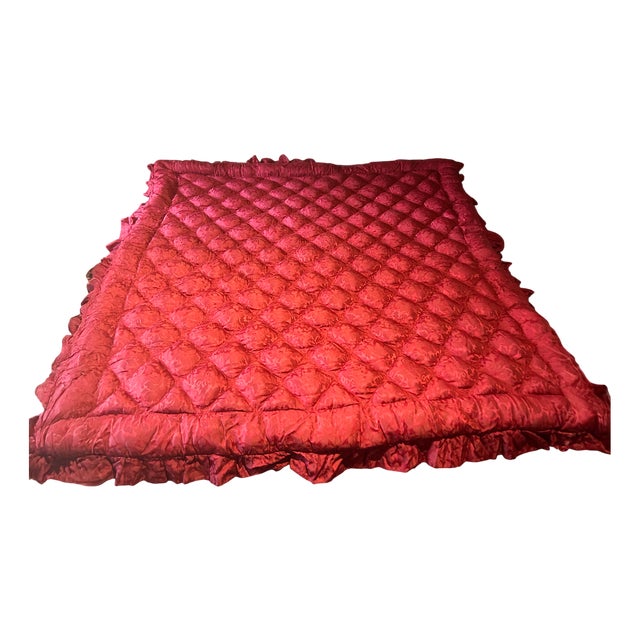 Vintage Bedspread in Cotton, 1930s For Sale