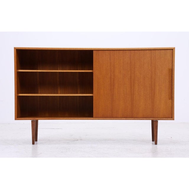 Mid-Century Highboard in Teak with Sliding Doors from WK Möbel For Sale - Image 3 of 14
