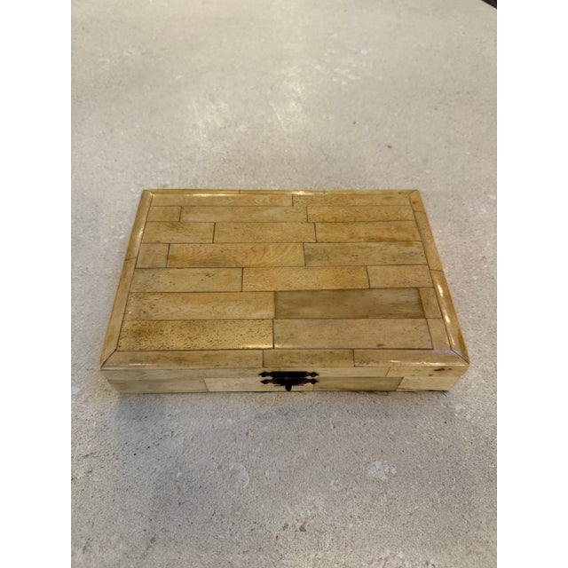 Decorative Box With Black Velvet Interior, 1970s For Sale In Los Angeles - Image 6 of 8