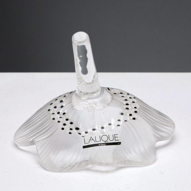 Glass Anemone from Lalique For Sale - Image 5 of 8
