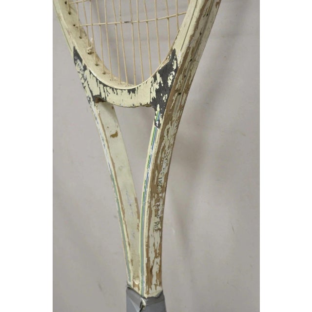 Vintage 53" Oversize Prince Pop Art Wooden Tennis Racquet Store Display For Sale In Philadelphia - Image 6 of 10
