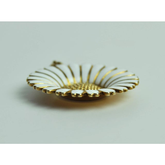 Vintage Danish Pendant in Gilded Sterling Silver by Bernhard Hertz, 1940s For Sale - Image 4 of 11