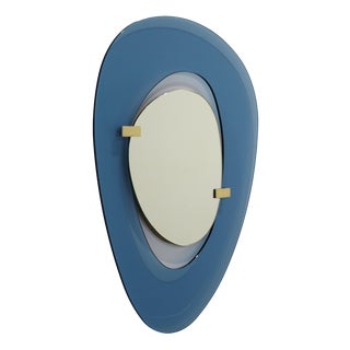 Asymmetrical Mirror by Max Ingrand for Fontana Arte, 1960s For Sale