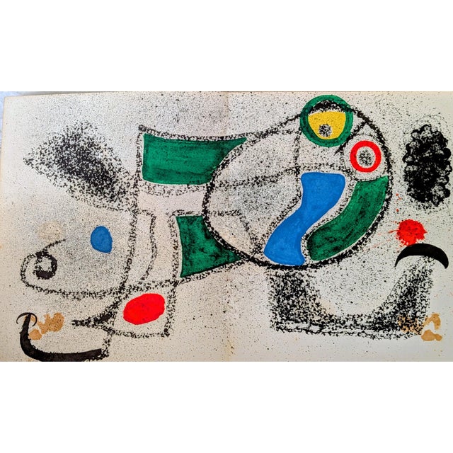 Joan Miro, Surrealist Composition Limited Edition, 1968, Lithograph For Sale - Image 6 of 6
