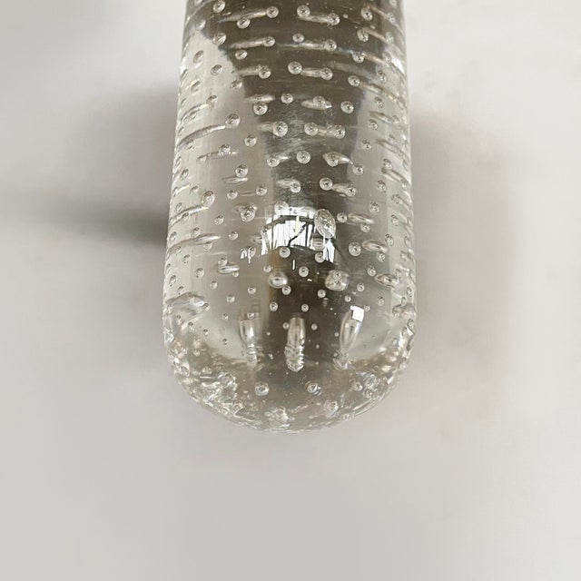 Mid-Century Modern Italian Wall Lamp in Metal and Murano Glass by Archimede Seguso for Seguso Vetri dArte, 1950s For Sale - Image 14 of 17