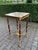 Wood 1990s French Louis XVI Mahogany Side Table W/ Marble Top For Sale - Image 7 of 9
