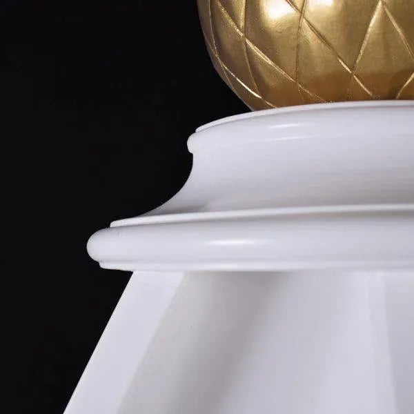 Mid 20th Century White Pineapple Etagere For Sale - Image 5 of 6