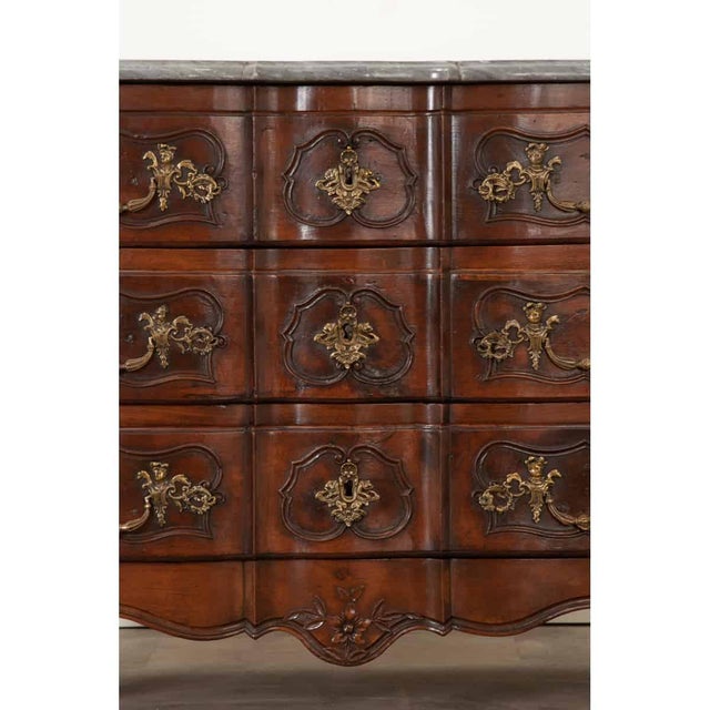 19th Century French 19th Century Louis XV Commode For Sale - Image 5 of 10