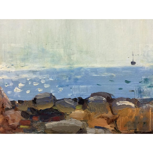 *** ABOUT THIS PAINTING *** * TITLE: "Seascape" * ARTISTS: Filippov Z. I. * SIZE: 34x49 cm/'13.38x19.29 inches' * MEDIUM:...