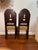 Pair of Early 1900s Horse Head Oak Chairs With Rush Seats Styled After Worpsweder Heinrich Voegeler For Sale - Image 4 of 12