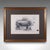 This is a vintage artist's proof sketch of the Hereford Bull. An English, framed original illustration for British Post...