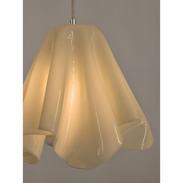 Aura Handcrafted Pendant Lamp in Neutral Beige Bio-Based Resin by Waves.Studio For Sale - Image 6 of 8